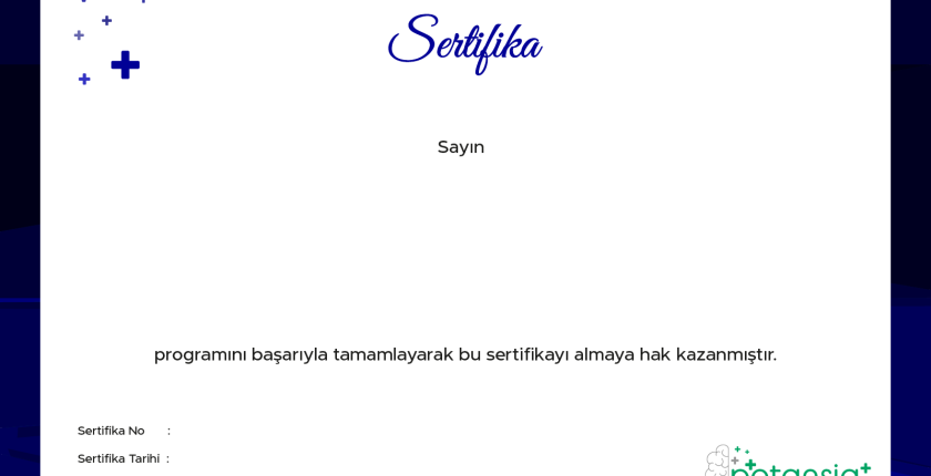 Potansia Akademi Sertifikası