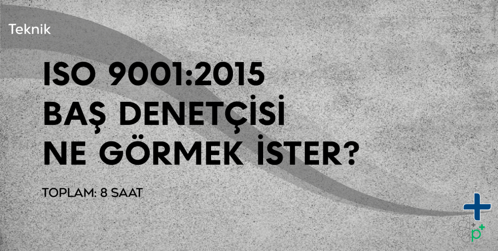 ISO 9001-2015 Baş Denetçisi Ne Görmek İster Eğitimi Görseli