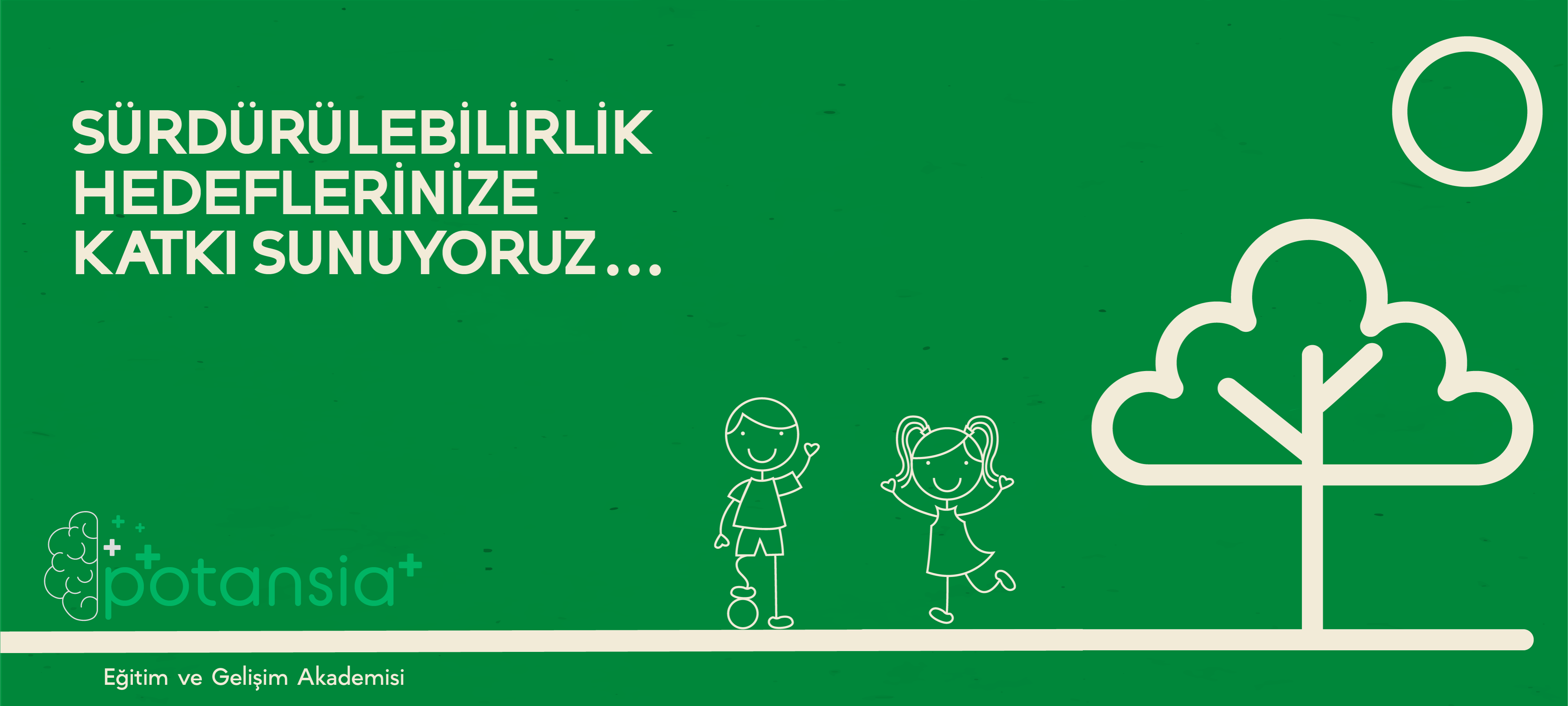 Sürdürülebilirlik hedeflerini tanımlayan bir figür