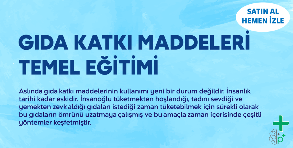 Gıda katkı maddeleri temel eğitimi tanıtım görseli