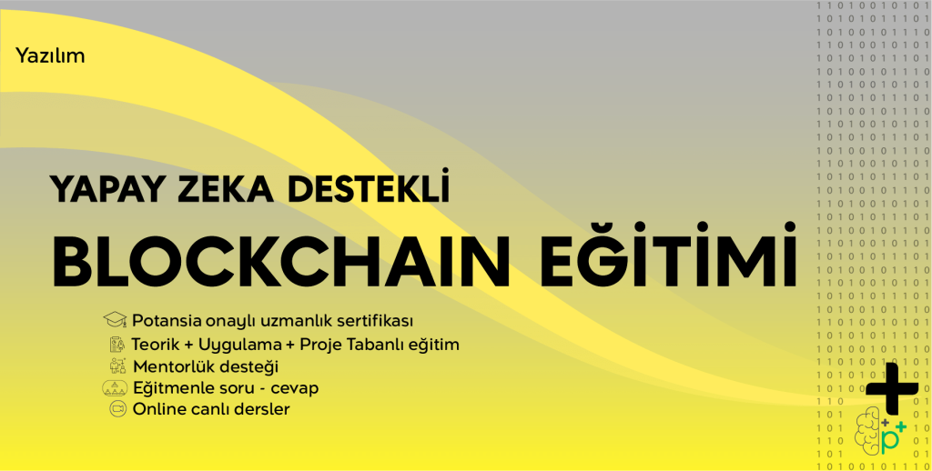 Yapay Zeka Destekli - Blockchain Eğitimi için tanıtım görseli