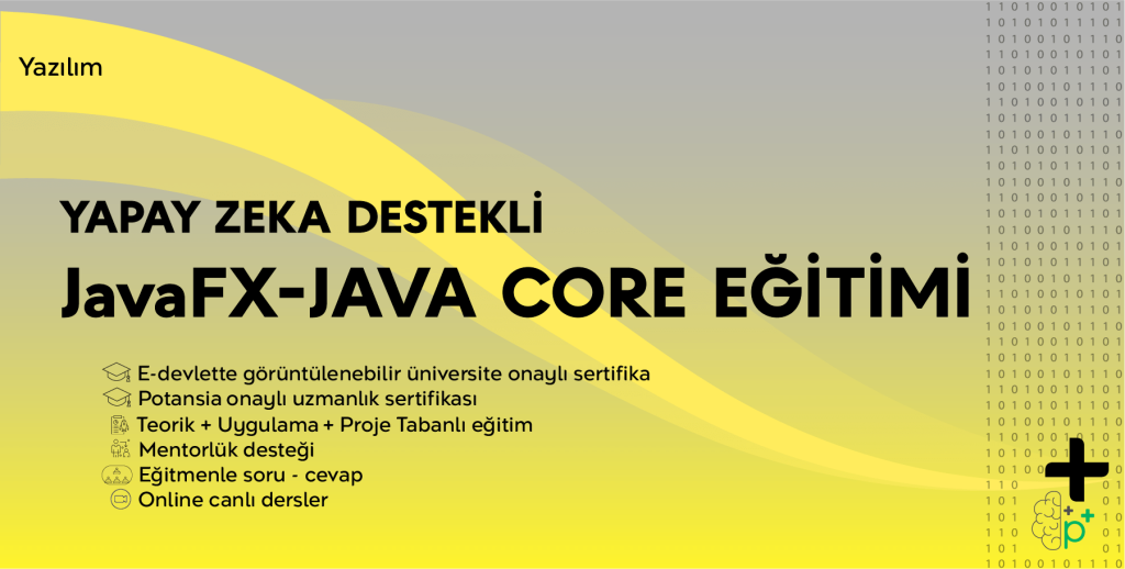 Yapay Zeka Destekli - JavaFX Java Core Eğitimi için tanıtım görseli