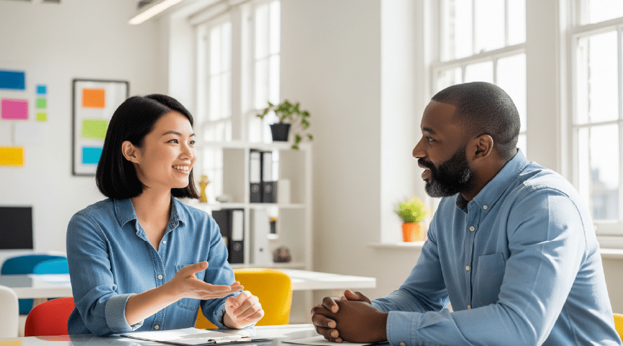 Etkili Geri Bildirim Verme Sanatı temsil eden bir görsel