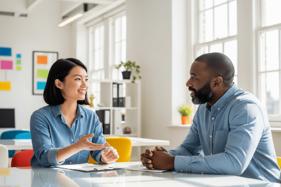 Etkili Geri Bildirim Verme Sanatı temsil eden bir görsel