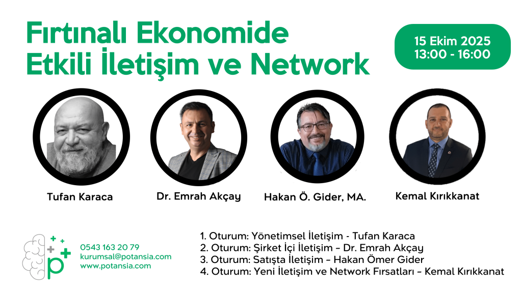 Fırtınalı Ekonomide Etkili İletişim ve Network Eğitmenler Görseli