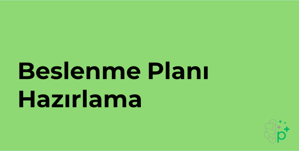 Beslenme Planı Hazırlama Eğitimi Tanıtım Görseli